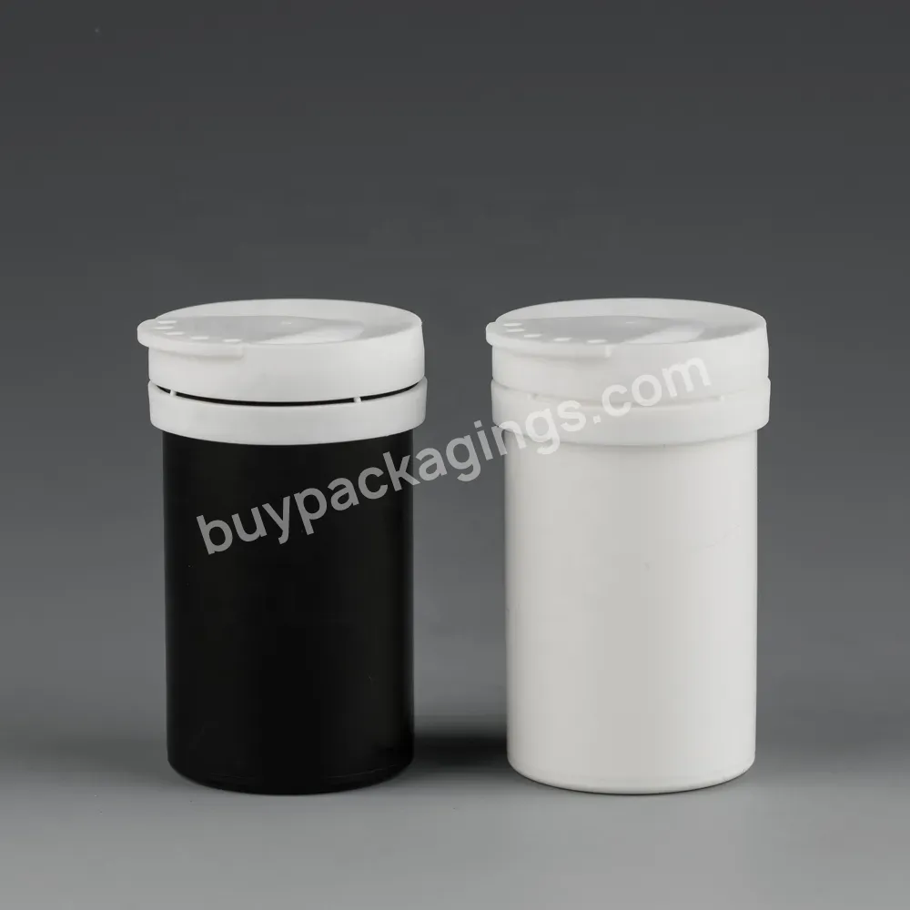 Hot Sell Plastic Bottle 48mm Height Blood Glucose Test Strip Packaging Tube With Flip Top Cap