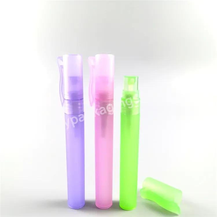 Hot Sell Pp Empty Frosted Atomizer Mini Plastic Pen Shaped Mini Bottles Perfume Pen Spray 5ml 8ml 10ml 12ml