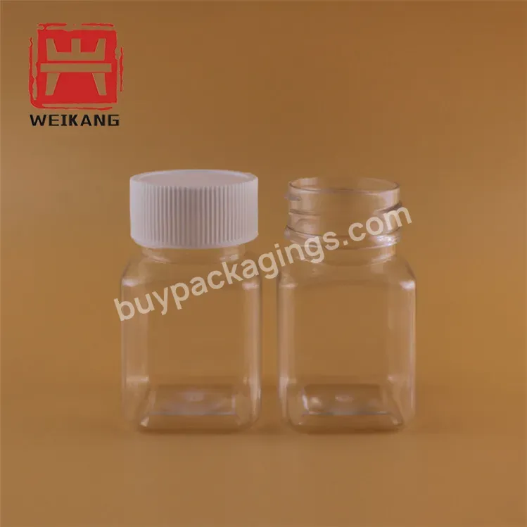 Hot Sell Small Square Plastic Pill Bottles For Sale