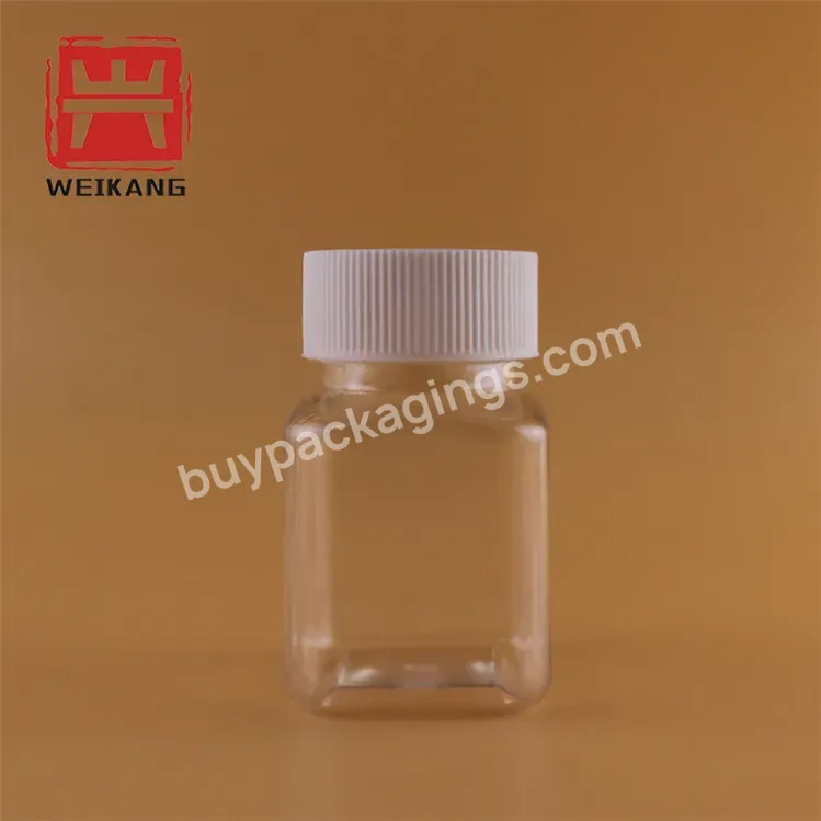 Hot Sell Small Square Plastic Pill Bottles For Sale