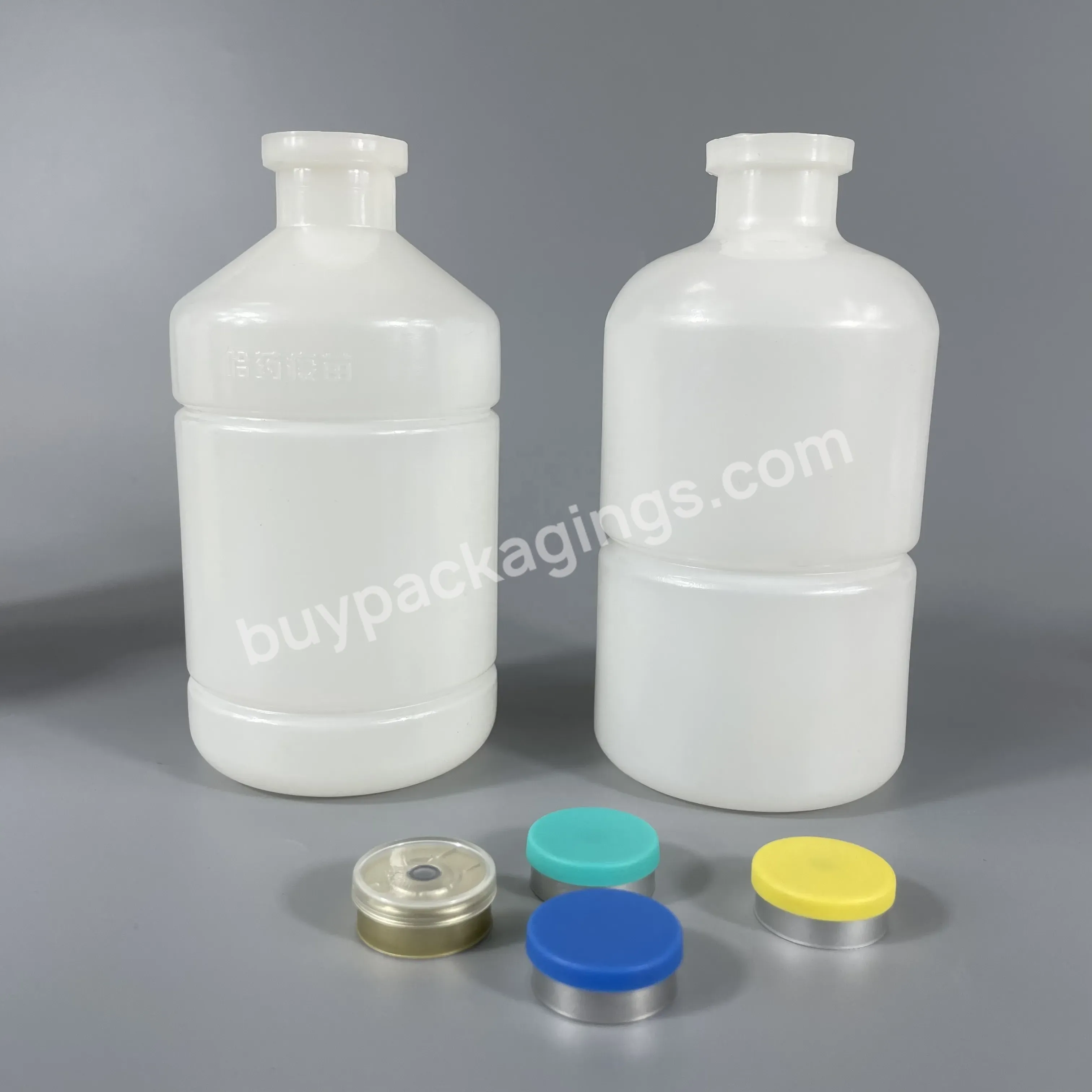 Hot Sell White 20ml 60ml 100ml 250ml 500ml Vaccine Bottle White Plastic Bottles