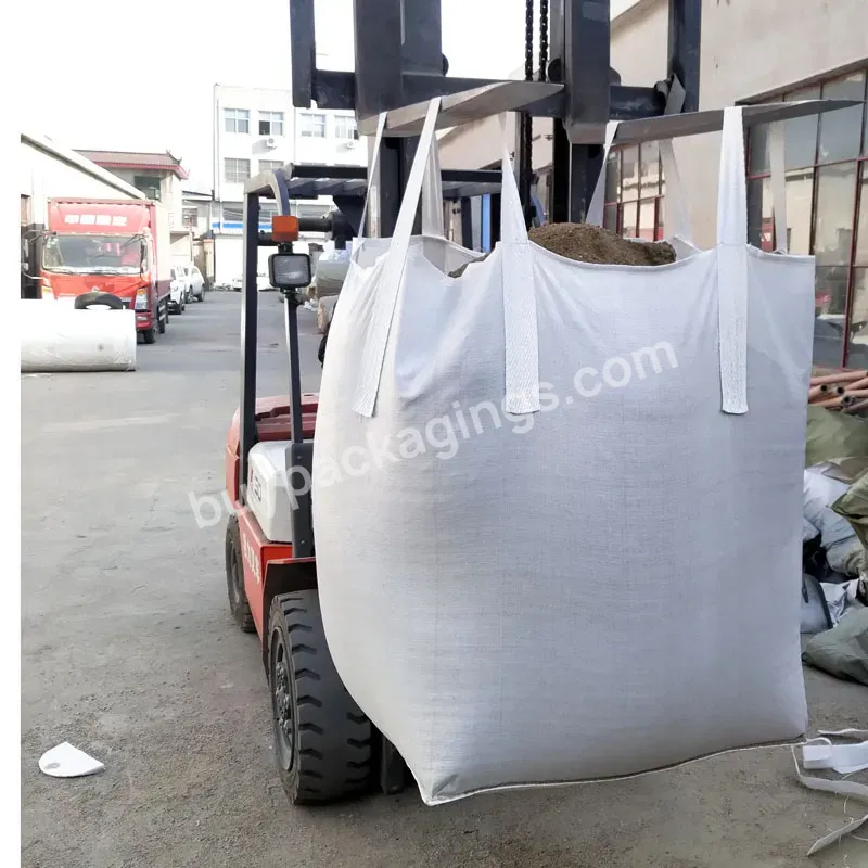 Hot Selling 1 Ton Bulk Bags For Sale Big Bags 1000kg With Special Handle - Buy Big Building Bag,Construction Jumbo Bag,1000 Kg Un Jumbo Bag.