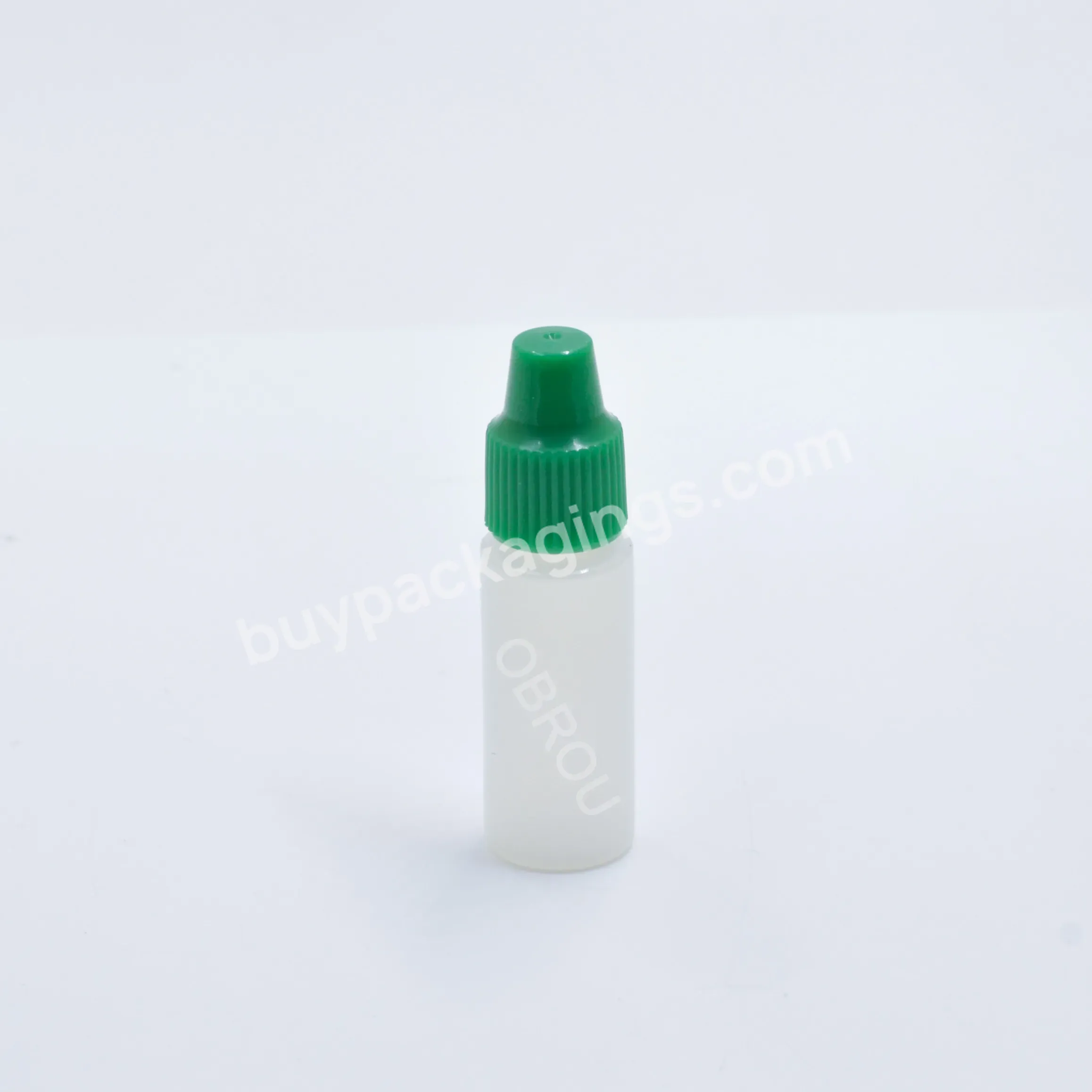 Hot Selling 3ml Small Capacity Pe Squeeze Glue Plastic Dropper Bottle With Screw Cap