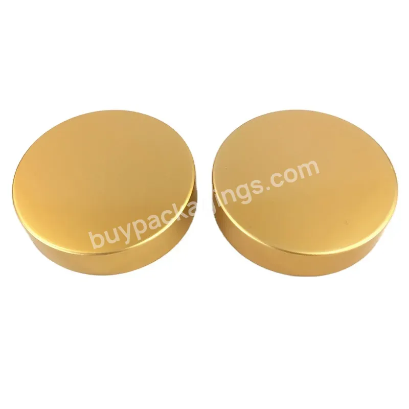 Hot Selling 58/400 89/400 Plastic Shiny Gold Aluminum Plastic Lid For Jar