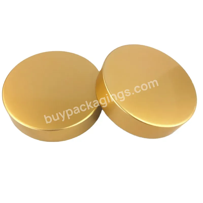 Hot Selling 58/400 89/400 Plastic Shiny Gold Aluminum Plastic Lid For Jar