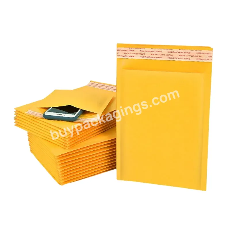 Hot Selling Biodegradable Shipping Padded Envelopes Custom Mailing Packaging 100% Compostable Kraft Bubble Mailer Bags