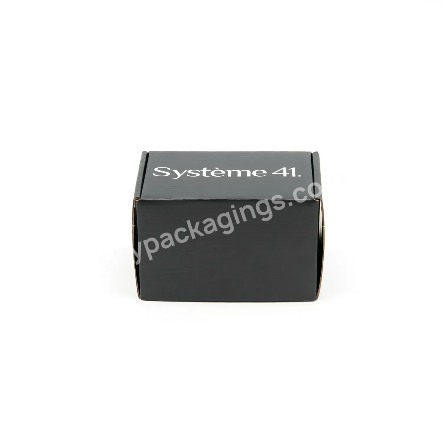 Hot-selling Black Shipping Boxes Custom Logo Cardboard Mailer Box