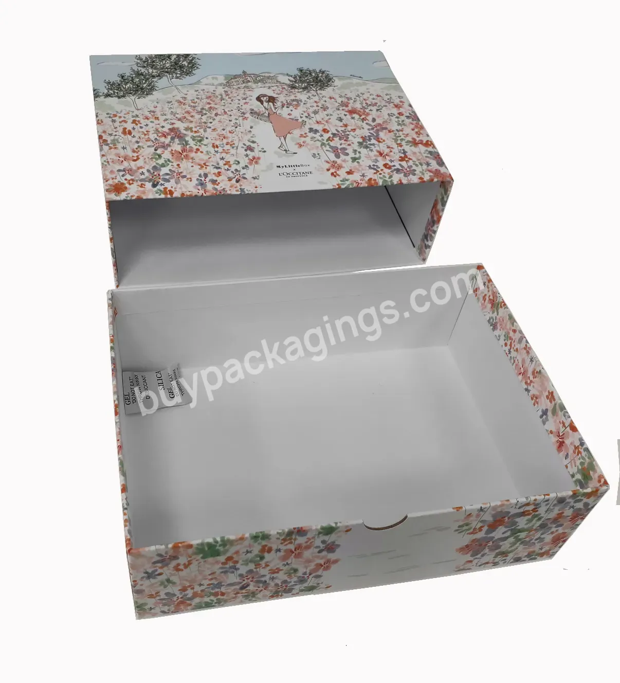 Hot Selling Boutique Box Gift Box Independent Cover And Bottom Box Pattern To Send People Must-have