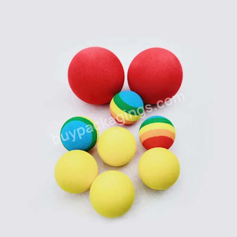 Hot Selling Ce Certified Durable Plastic Air Balls Soft Ball Toys Sized 7cm 8cm For Kids Ball Pit - Buy Eva Foam Ball,Soft Foam Ball,Custom Foam Ball.