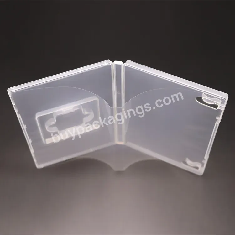 Hot Selling Clear Lid Plastic Memory Sd Card Case Portable Empty 14mm Sd Card Case