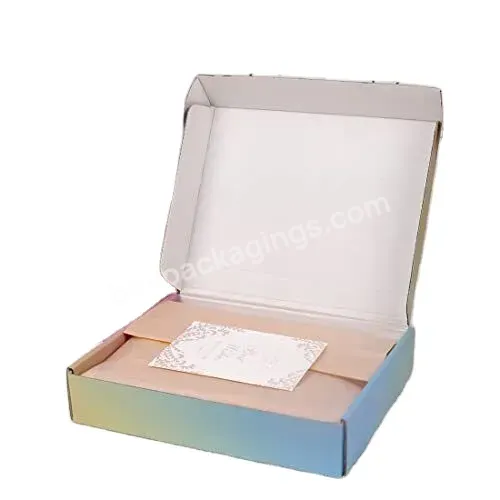 Hot Selling Corrugated Cardboard Gift Boxes Small Shipping Box For Packaging Colored Mailer Boxes