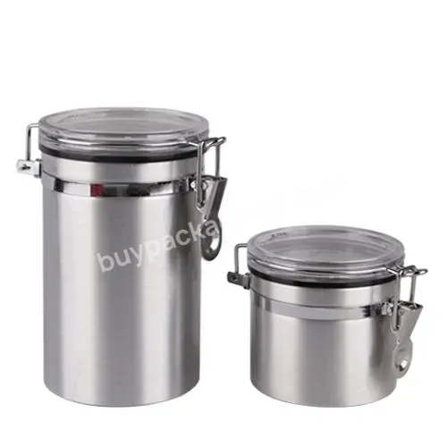 Hot Selling Custom Luxury High Quality Aluminum Jar With Flip Top Lid With Window Airtight Tin For Food And Cosmetic