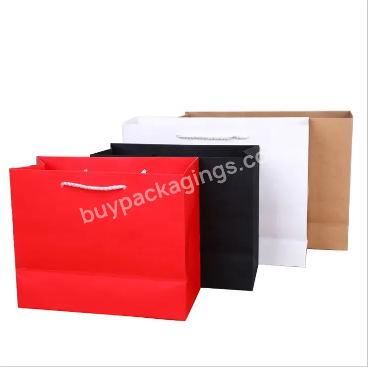 Hot Selling Custom Printing Logo Cheap Paper Bags Clothing Packaging Bags Custom Shopping Bags With Logo