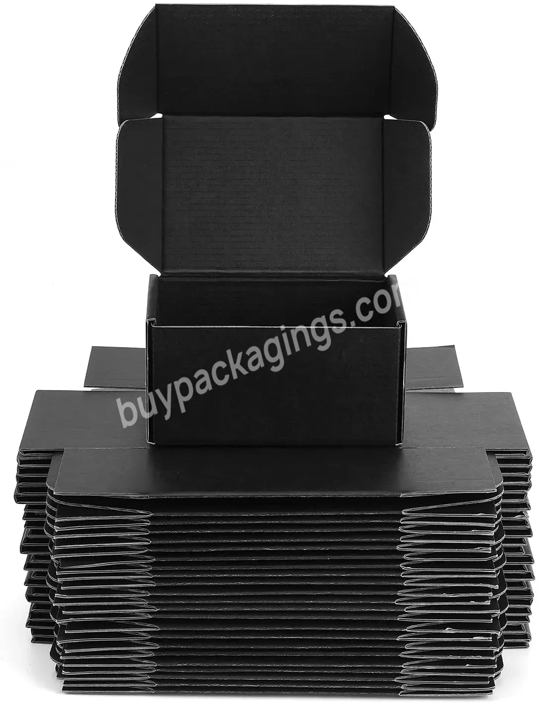 Hot Selling Custom Product Boxes Color Cosmetic Corrugated Packaging Mailing Boxes Black Shipping Box
