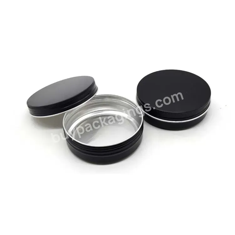 Hot Selling Custom Size 30g 50g 100g Screw Top Metal Containers Aluminum Tin Can With Screw Lids