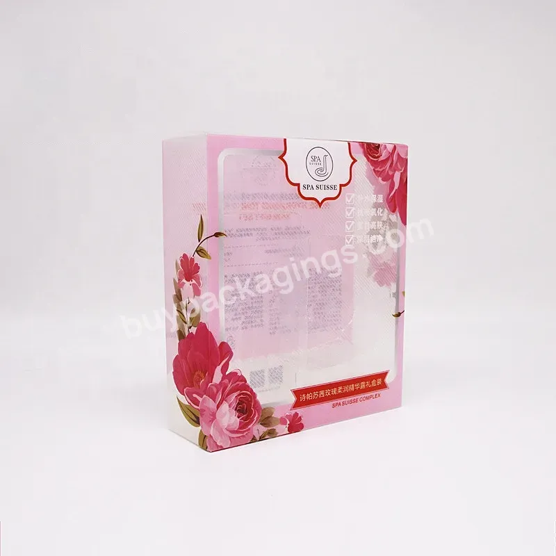 Hot Selling Customized Pet Pvc Clear Plastic Folding Box Plastic Packaging Box With Printing For Coffee & Candy