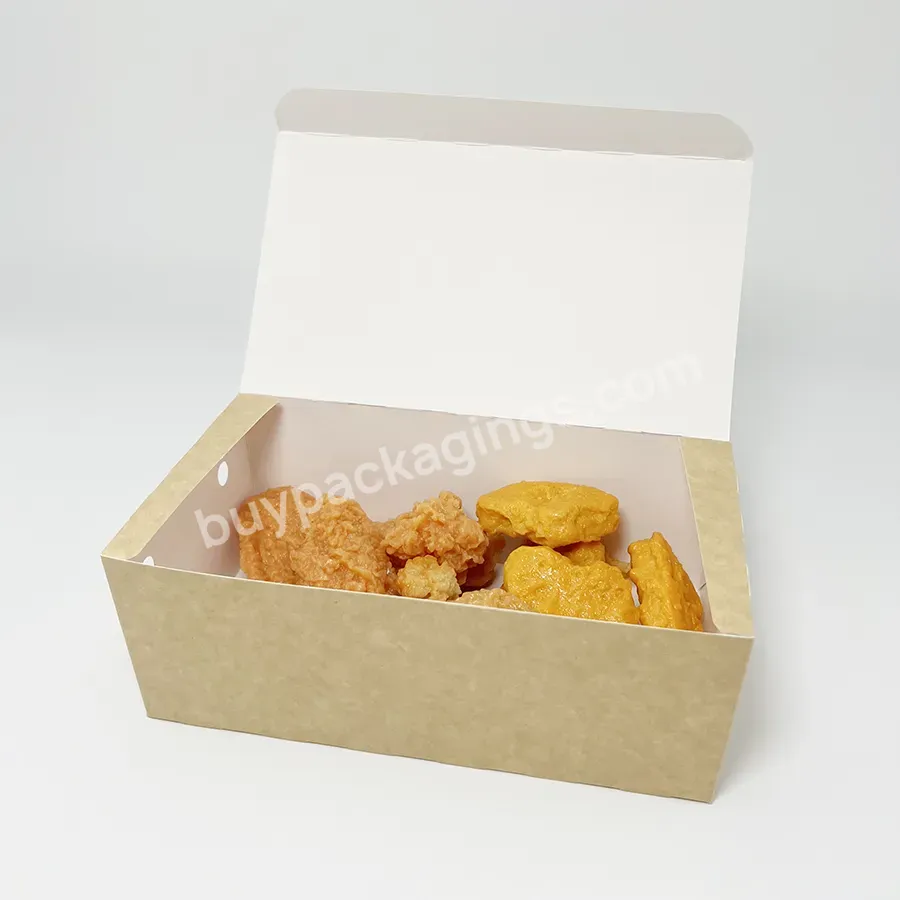 Hot Selling Eco Friendly Popcorn Box Packaging Box Container Paper Fried Chicken