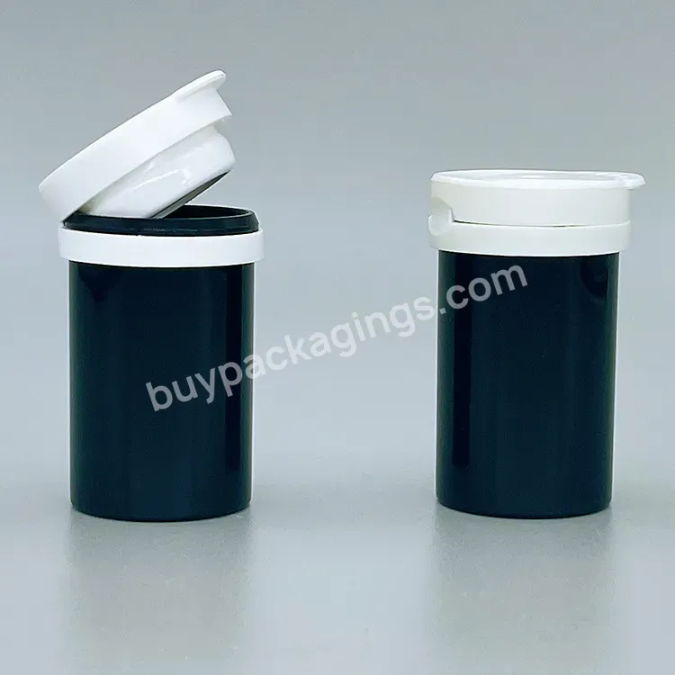 Hot Selling Effervescent Tablet Tube Short 30*48 30*68 Plastic Flip-top Bottle Candy Bottle Capsule Bottle