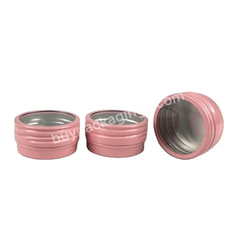 Hot Selling Empty Cosmetic Metal Tin Jars Aluminum Metal Cans For Cosmetic Cream Balm Jars