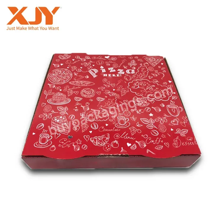 Hot Selling Factory Customization Printed Logo Foldable Carton Pizza Box