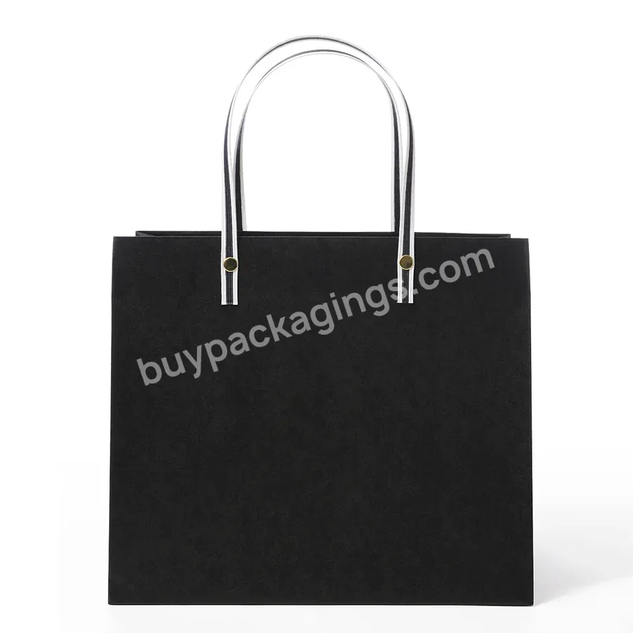 Hot Selling Factory Price Luxury Paper Sos Bag Customized Shopping Bag With Logo Print