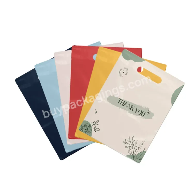 Hot Selling Fashion Large Mini Custom Degradable Plastic Shopping Bags With Logos Recyclable