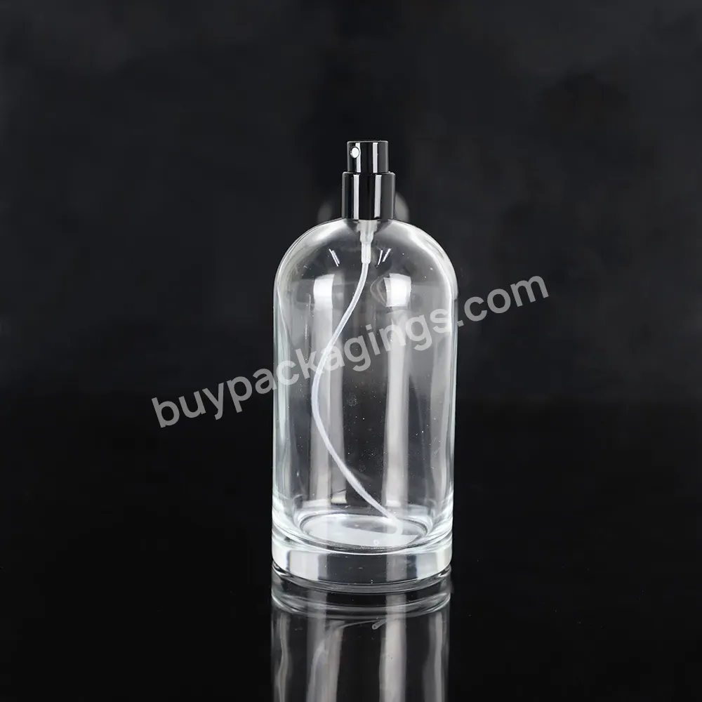 Hot Selling Frascos De Vidrio Para Perfume Clear 50ml 100ml Refill Botol Parfum Empty Glass Spray Perfume Bottle