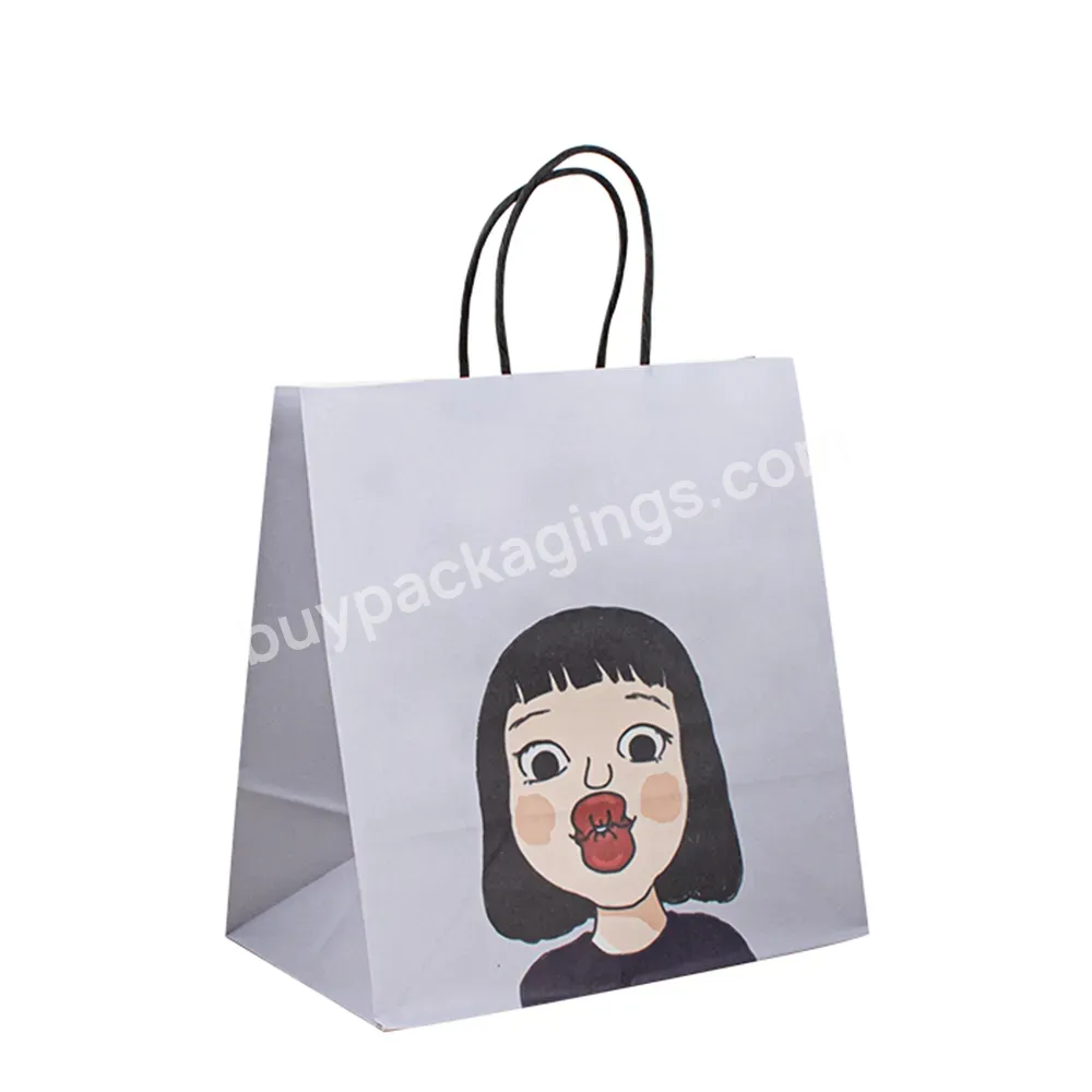 Hot Selling Grocery Recycle Paper Bag Gift