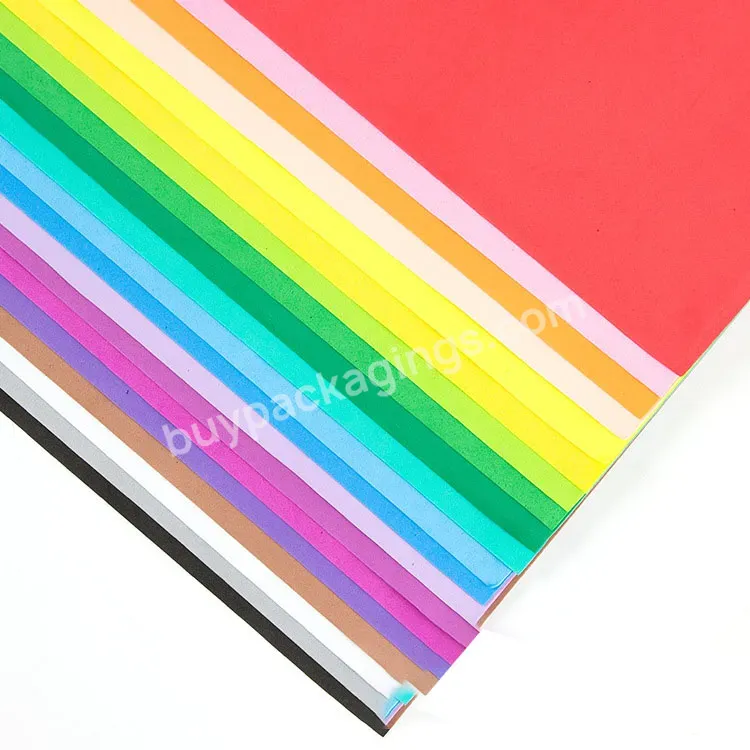 Hot Selling High Quality Kids Foam Paper Multicoloured Kindergarten Diy Making Eva Foam Sheet Paper