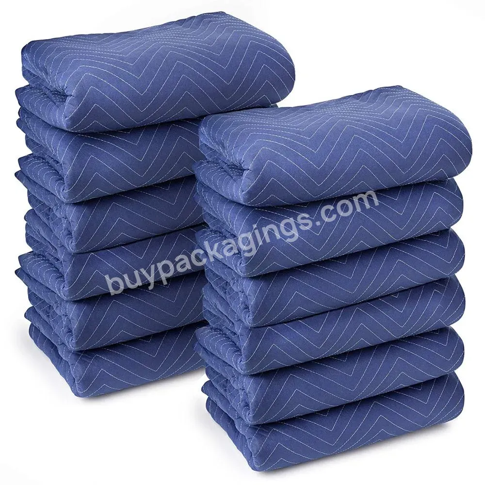 Hot Selling High Quality Moving Blanket Pattern Printed Cotton Moving Airline Heat-insulation Non-woven Moving Pads