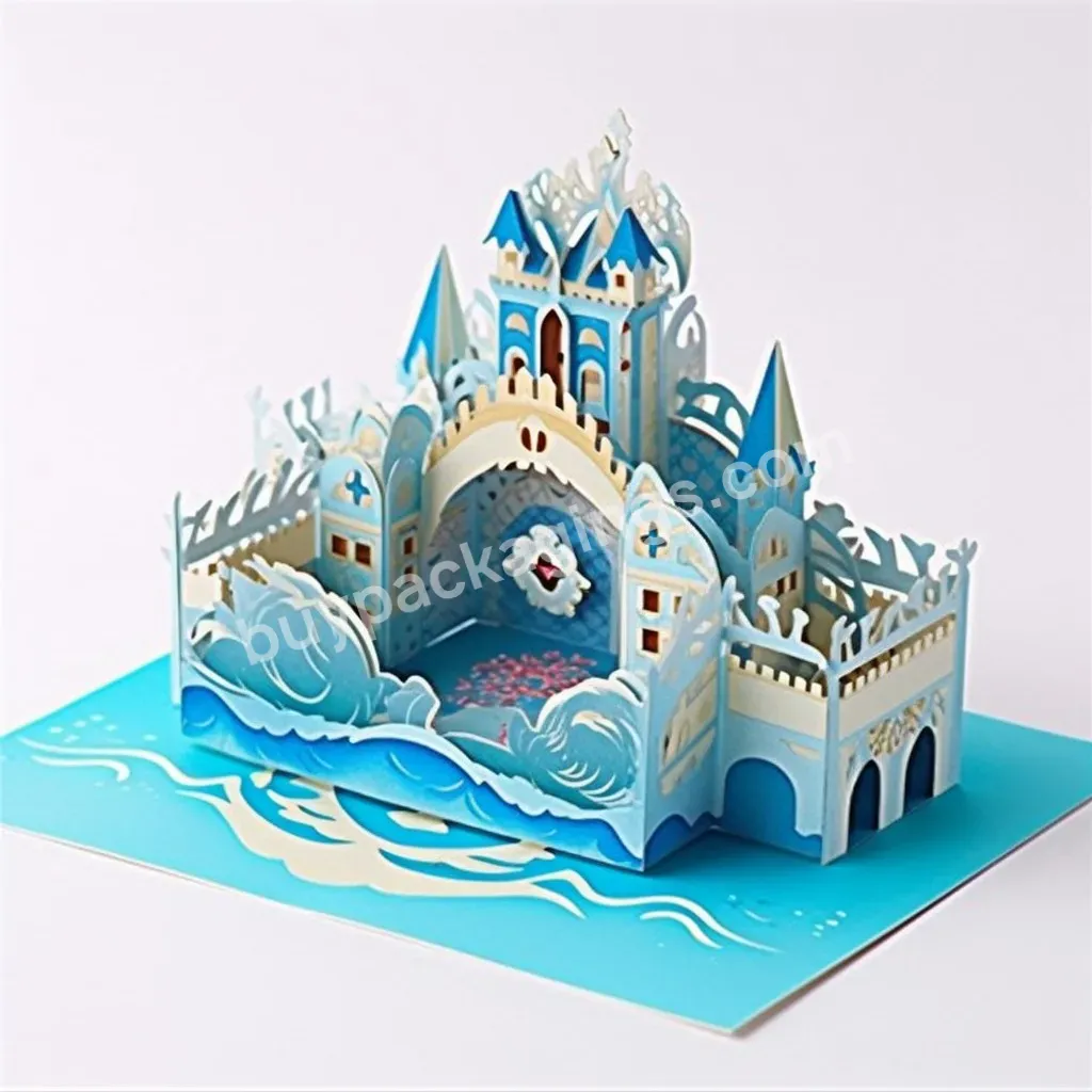 Hot Selling Low Moq Goods Greeting Cards Luxury Underwater World Oceanarium Greeting Cards