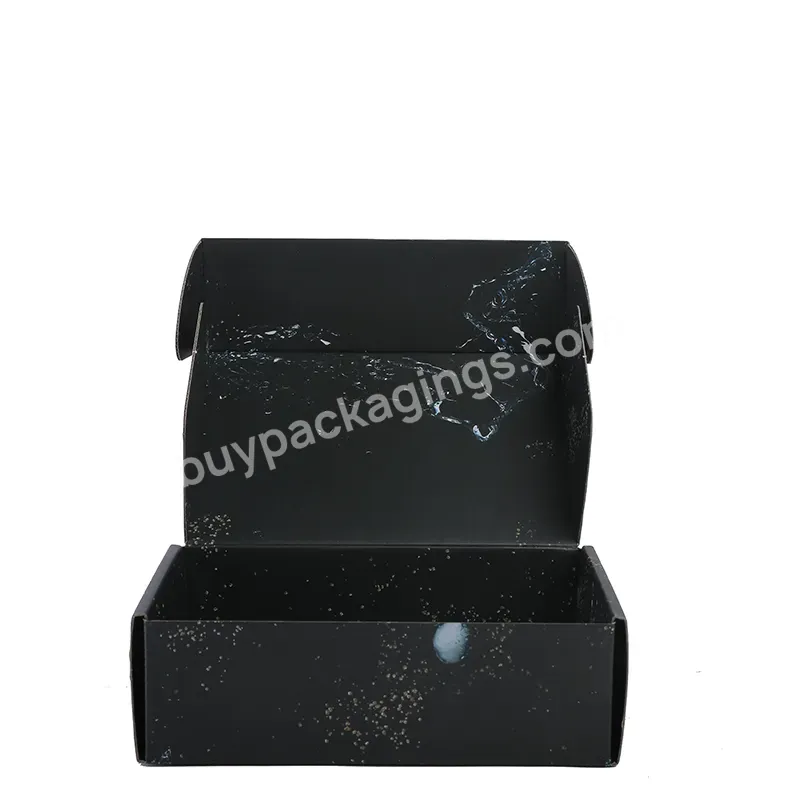 Hot Selling Personalized Competitive Price Black Custom Corrugated Packing Paper Boxes