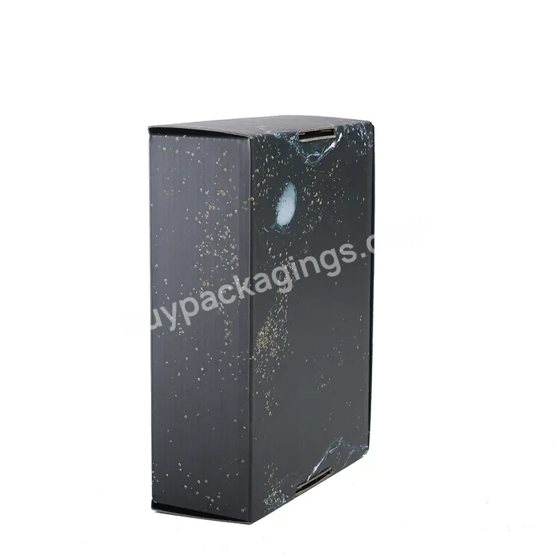 Hot Selling Personalized Competitive Price Black Custom Corrugated Packing Paper Boxes