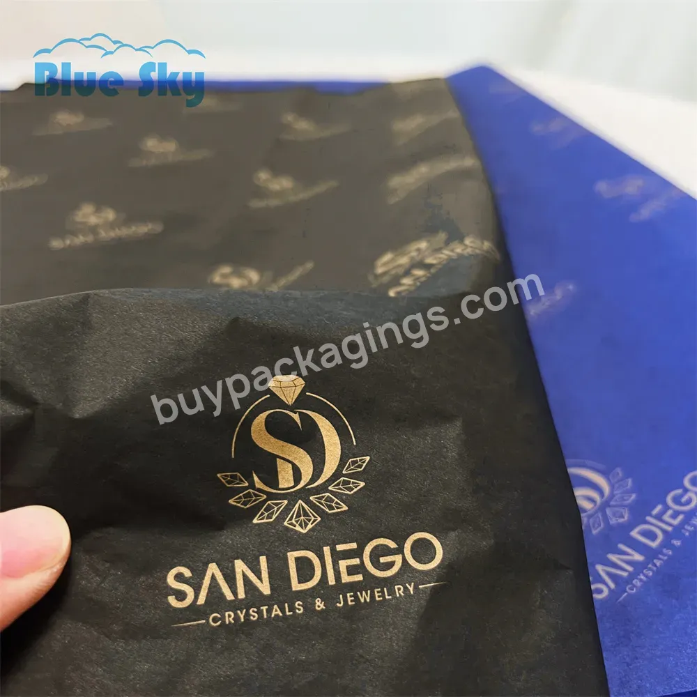 Hot Selling Personalized Wrapping Paper Luxury Boutique Waterproof Custom Tissue Paper With Logo - Buy Tissue Paper Packaging,Branded Tissue Paper,Custom Printed Tissue Paper.