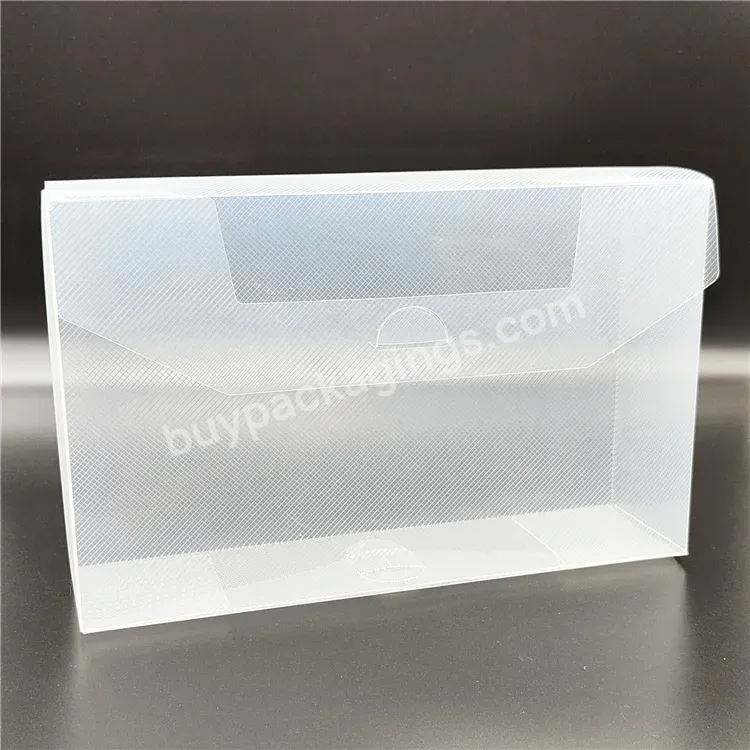 Hot Selling Pp Corrugated Plastic Box Clear Packaging Stationery Boxes