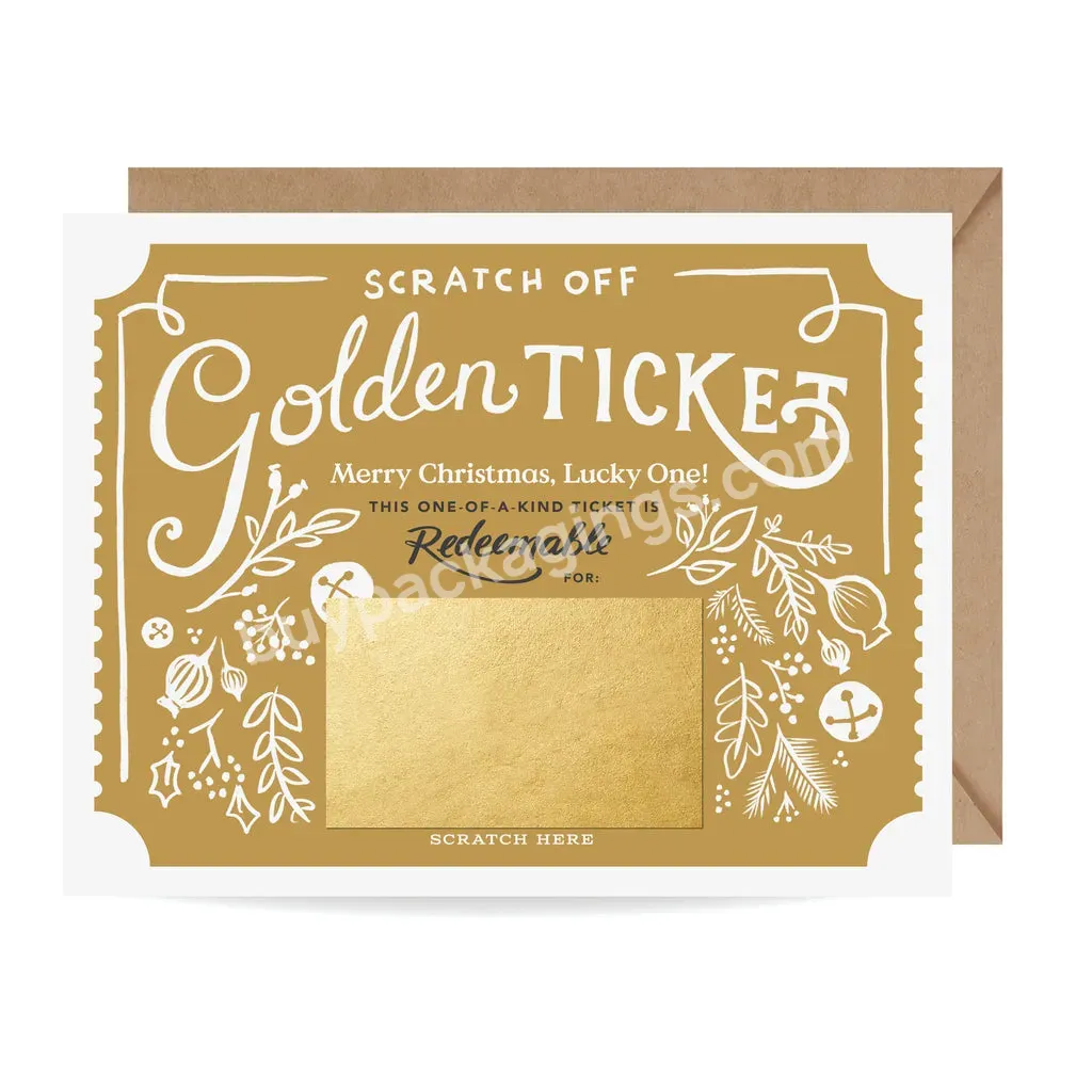 Hot Selling Printing Service Event Lottery Ticket Maker Paper Scratch Gift Voucher - Buy Wholesale Scratch Off Lottery Card,Print On Demand,Paper For Movie Tickets Entrance Boarding Pass.