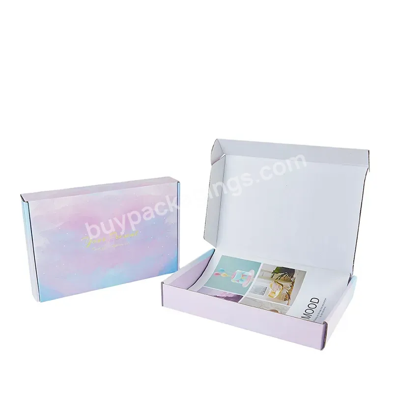 Hot Selling Products 2022 Paper Gift Box Hair Extensions Rigid Fashional Gift Paper Box With All Kinds Of Color Boxs