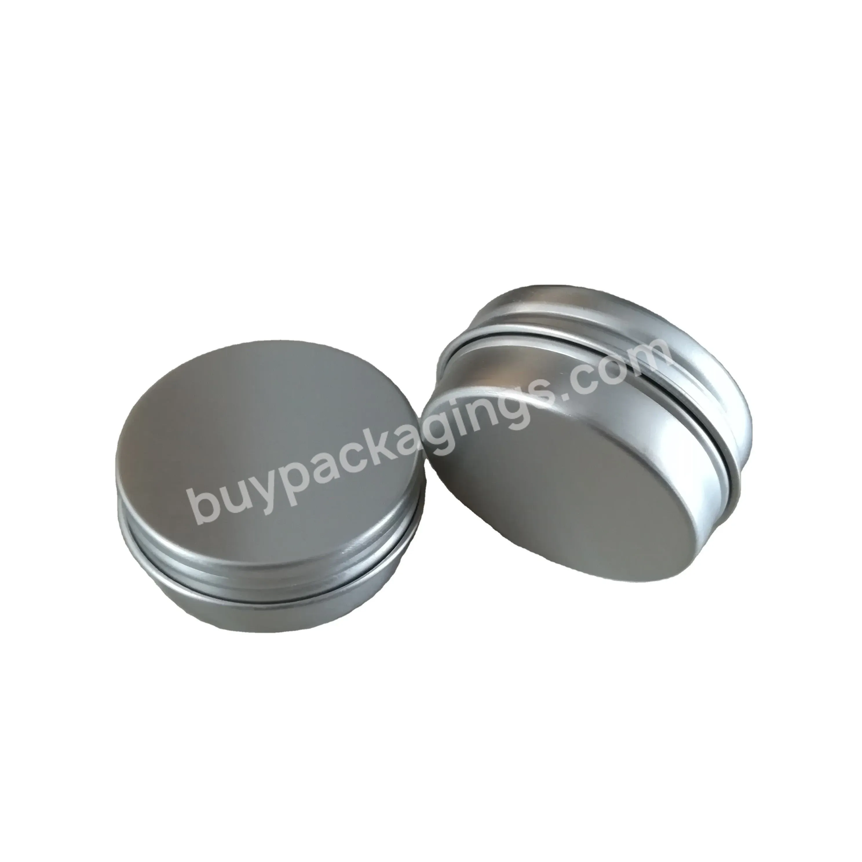 Hot Selling Round Aluminum Cosmetic Tin Container Packaging Wholesale