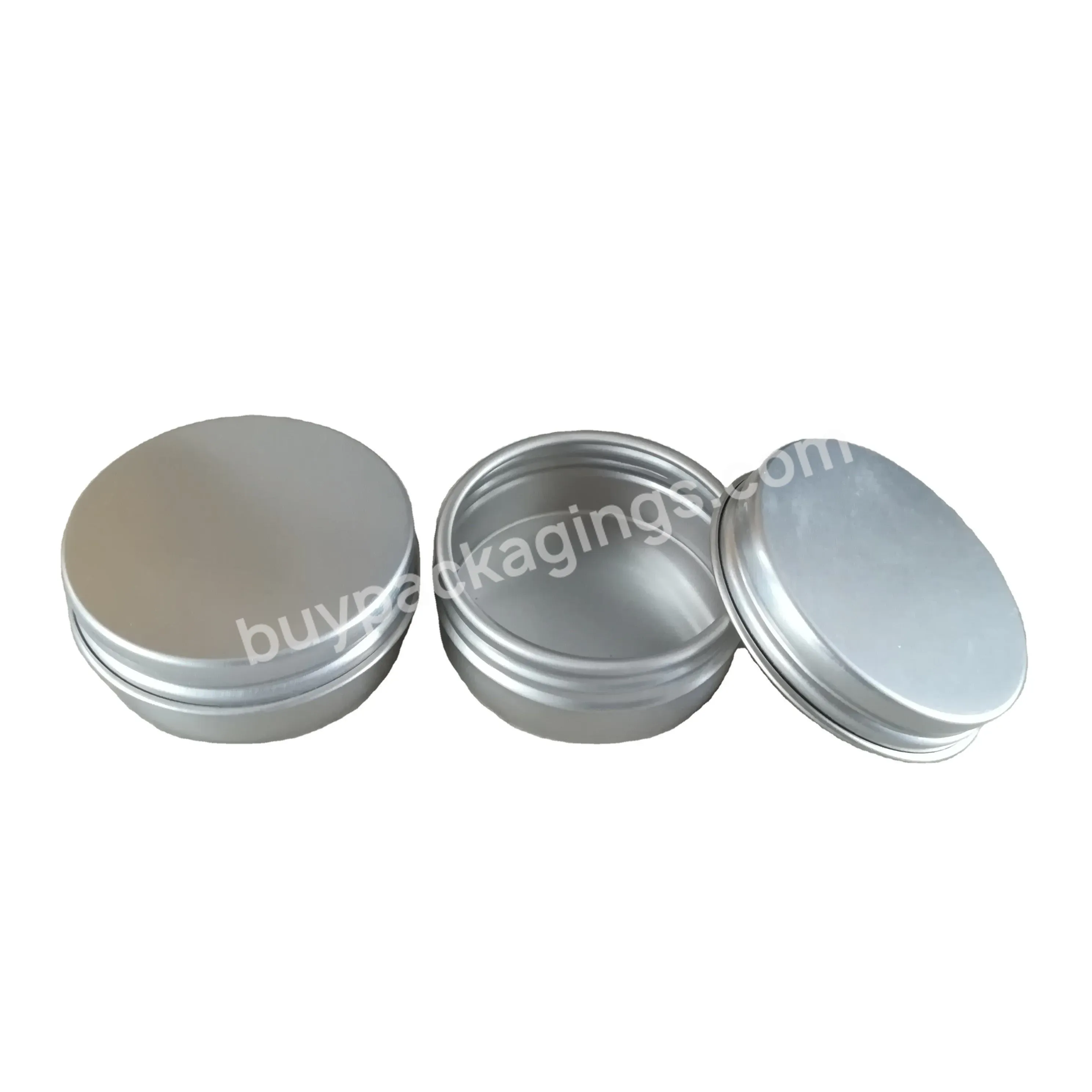 Hot Selling Round Aluminum Cosmetic Tin Container Packaging Wholesale