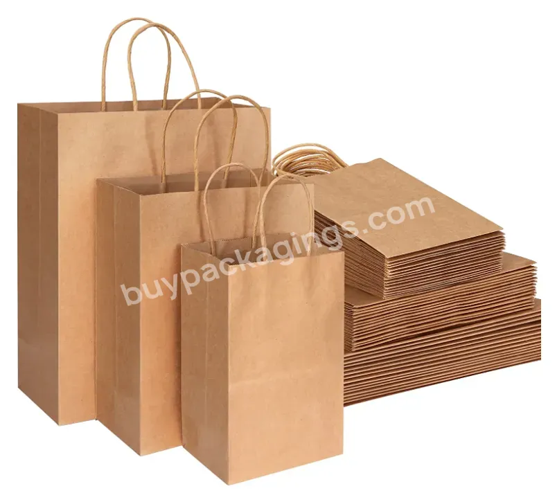 Hot Selling Shopping Kraft Promotional Paper Bags
