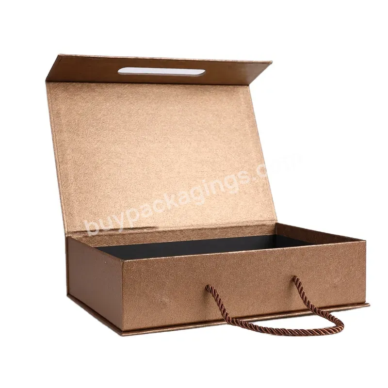 Hot Selling Square Magnetic Box Fashion Jewelry Kraft Magnetic Gift Box With Your Own Logo