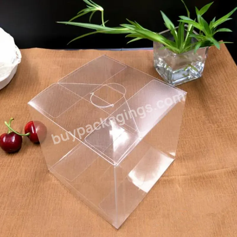 Hot Selling Transparent Waterproof Clear Pvc Boxes Packaging Small Plastic Box Storage For Food/jewelry/candy/gift/cosmetics