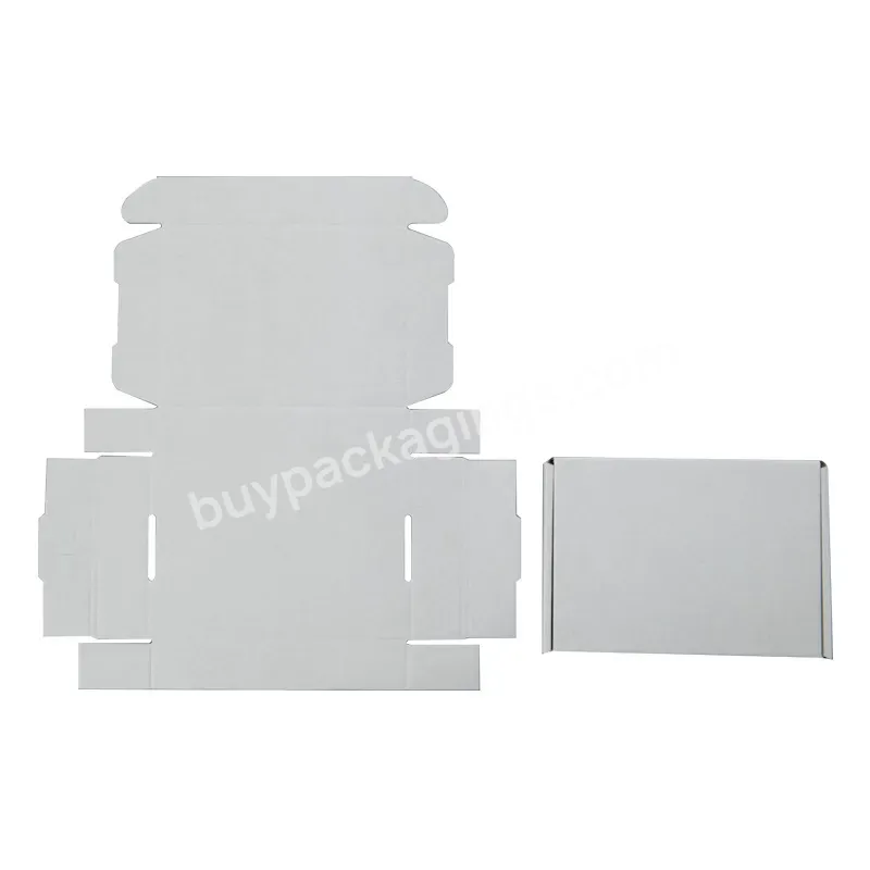 Hot Selling White Cardboard Box For Business Express Packaging Boxes Corrugated Mailer Box