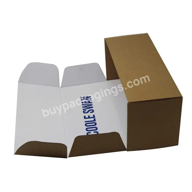 Hot Selling Wholesale Brown Kraft Folding Clothing Shipping Packaging Box Custom Corrugated Mailer Boxes