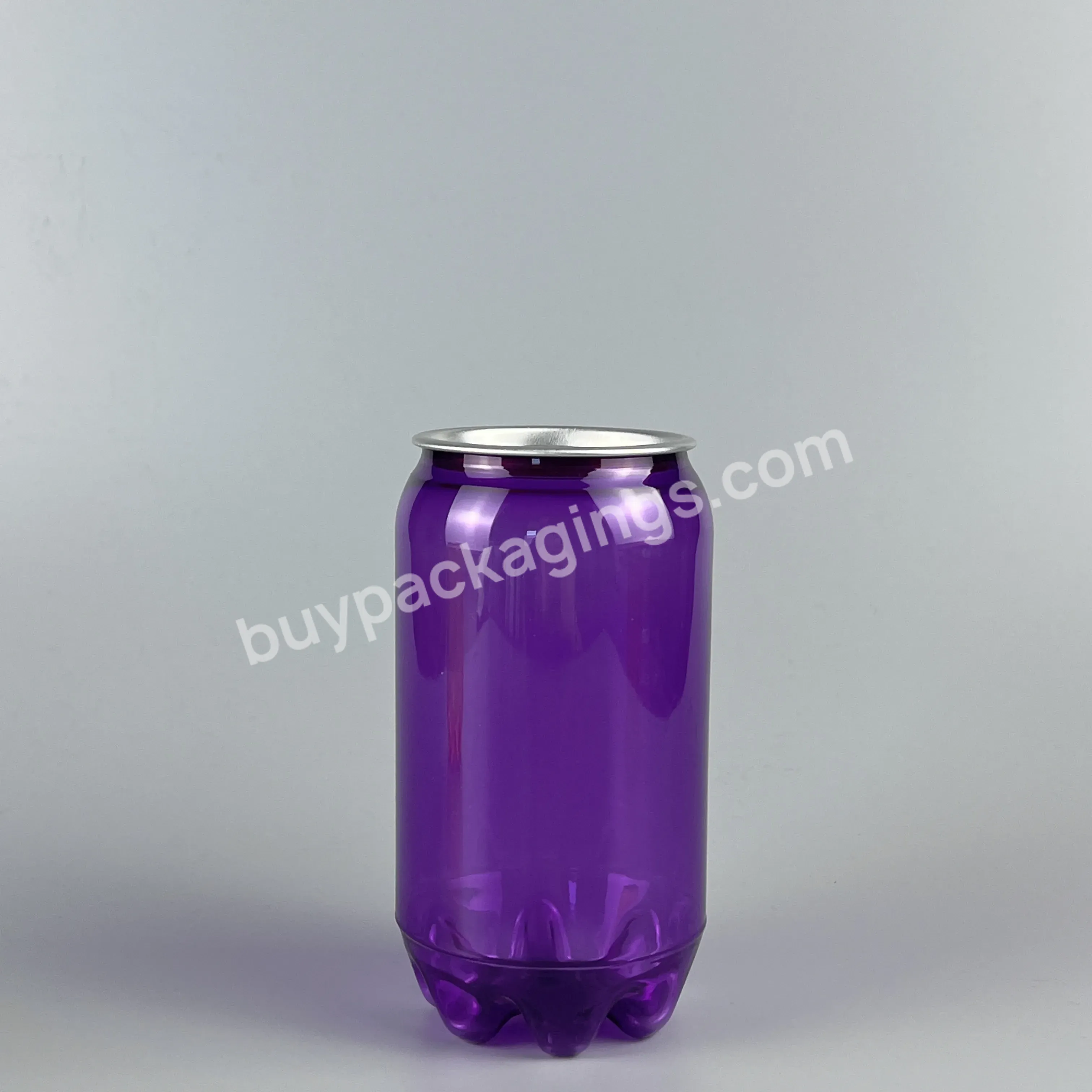 Hot Selling Wholesale Custom Sizes Hot Selling Plastic Soft Drink Cans Empty Clear Soda Bottles With Easy Open Lids