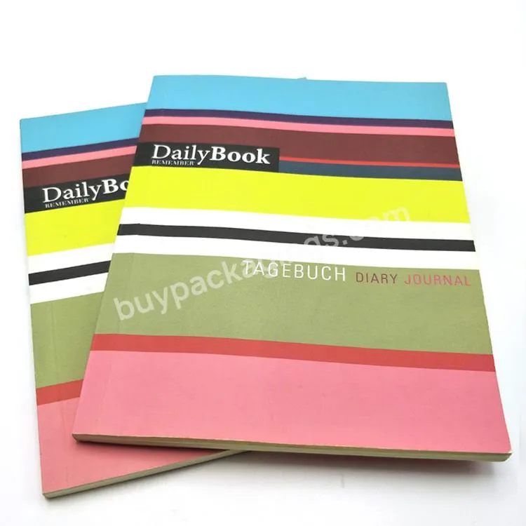 Hot selling wholesale student notebook with logo cover printing machine