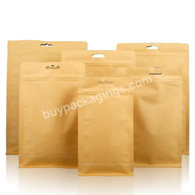 Hot Selling Zip Lock Open Top Pack Pouches Storage Doypack Packing Bag For Food Stand Up Pouches Bags