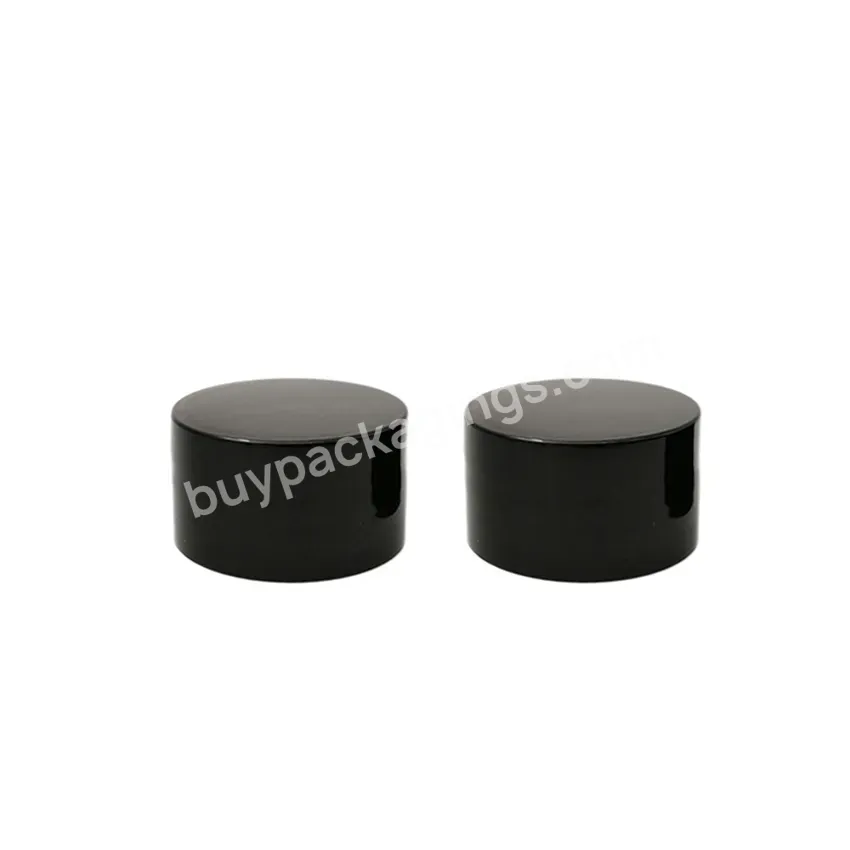 Hot Solid Black Smooth Wall Plastic Screw Cap 24/410