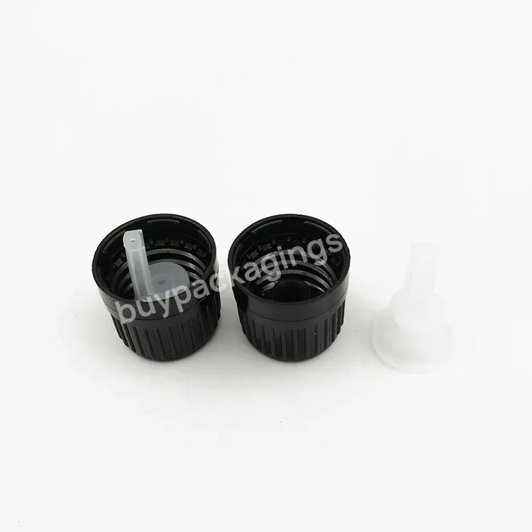 Hot Tamper Evident Plastic Screw Cap With Plug Reducer For Din18