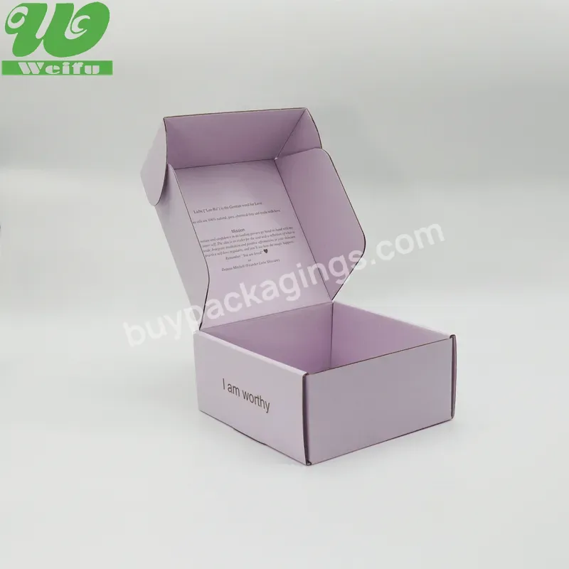 Hot Trending Skincare / Beauty / Cloth Pink Mailer Paper Custom Shipping Boxes Logo Gift Delivery Mailing Packaging Box